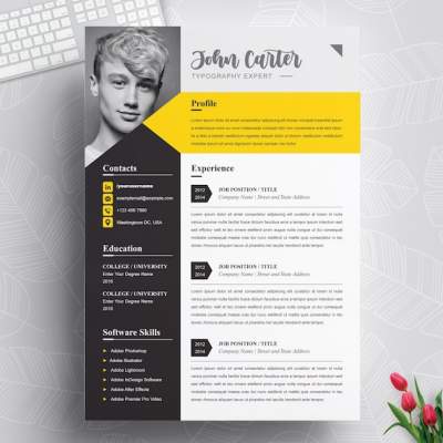 Professional CV - Graphic design
