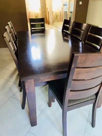 Wooden dining table @ 25000 - Living room sets on Aster Vender