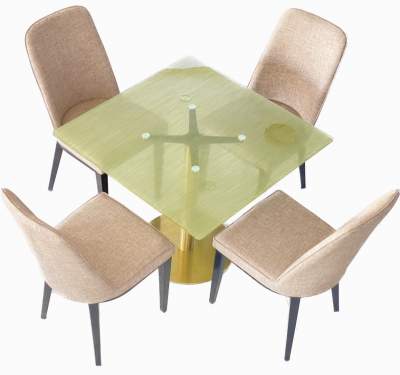 Set table with four chairs - Tables