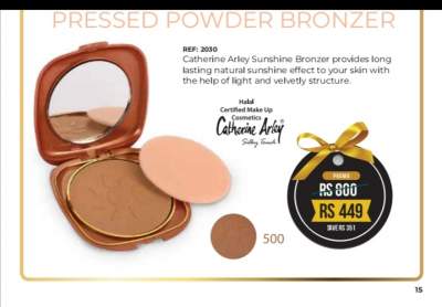 Pressed Powder Bronzer - Shampoo on Aster Vender