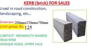 kerb a vendre - Handmade