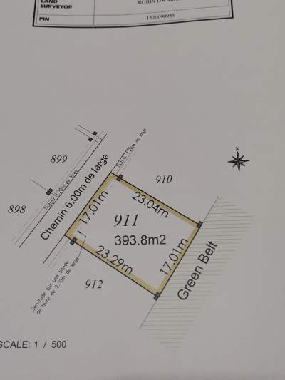 Morc Greenview, plot of 393.8 m2/9.33 perches Rs 2.69M, - Land on Aster Vender