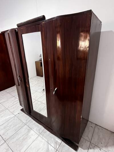 Wardrobe (Armoire) With Centre Mirror - Bedroom Furnitures