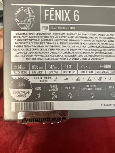Garmin Watch fenix 6 pro - All electronics products