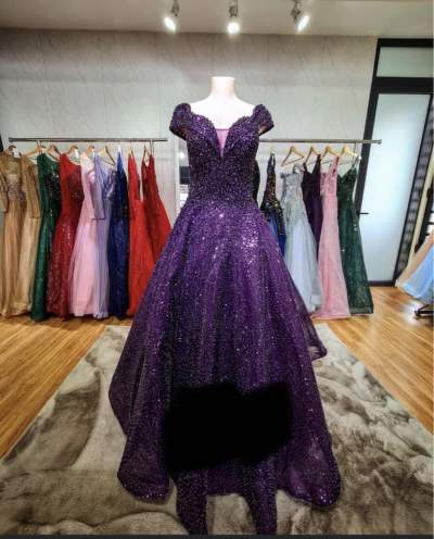 Bridal Purple Dress - Wedding clothes