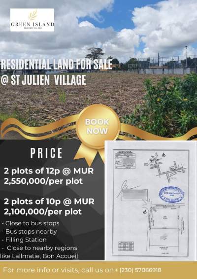 Residential land - Land on Aster Vender