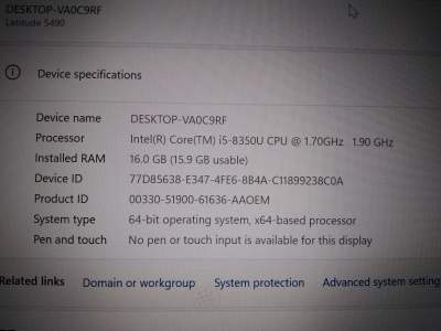 Laptop - Laptop on Aster Vender