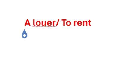 A louer/ To rent - Commercial Space on Aster Vender
