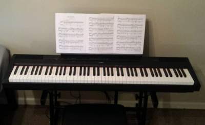 Yamaha P115- Black - Electronic piano on Aster Vender