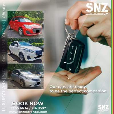 Affordable Mauritius car hire - SNZ - Other services on Aster Vender