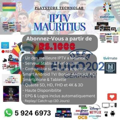 PROMO..IPTV..Rs1000. WhatsApp on 59246973 - Other services on Aster Vender