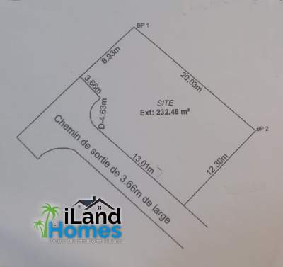 Residential land for sale at Grand Baie - Land on Aster Vender