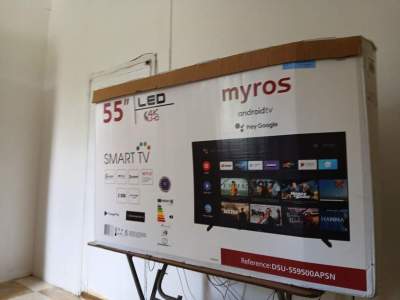 myros androidtv 55LED 4KUHD TV - TV Box on Aster Vender