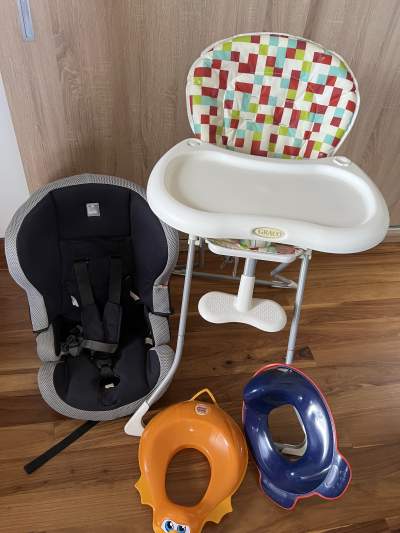 Baby high chair, Car seat, Toilet seat - Kids Stuff on Aster Vender