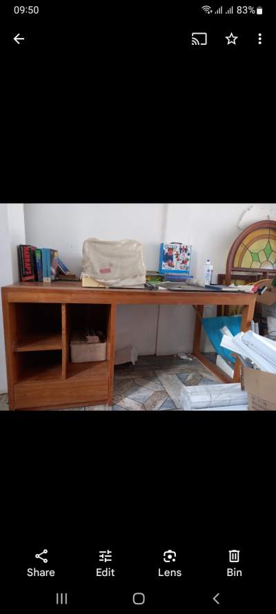 Teck office table 1m80 - Bookcases on Aster Vender