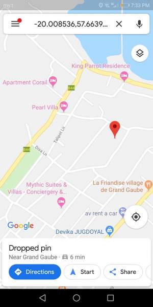 10 perches @ Rs 1.7M near coastal Rd, Grand Gaube  - Land on Aster Vender