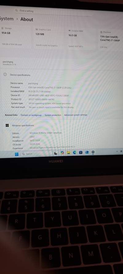 Huawei mate book D14 - PC (Personal Computer) on Aster Vender