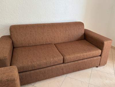 SOFA + 2 FAUTEUILS + TABLE BASSE - Sofas couches on Aster Vender