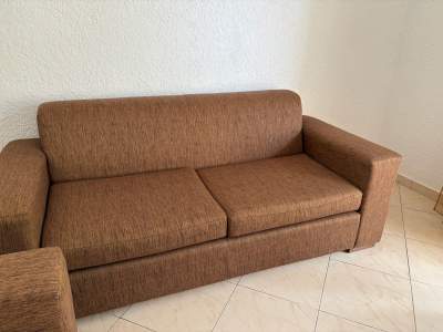 SOFA + 2 FAUTEUILS + TABLE BASSE - Sofas couches on Aster Vender