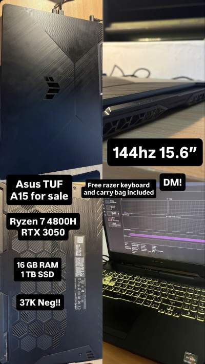 ASUS TUF A15 - Gaming Laptop on Aster Vender