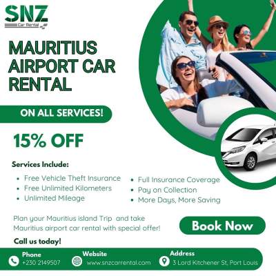 Reliable Mauritius Airport Car Rental for Business & Leisure Travelers - Other services
