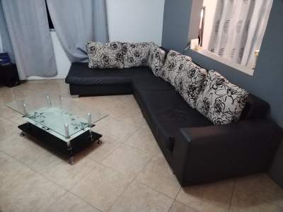 Set sofa cuire plus table basse - Sofas couches