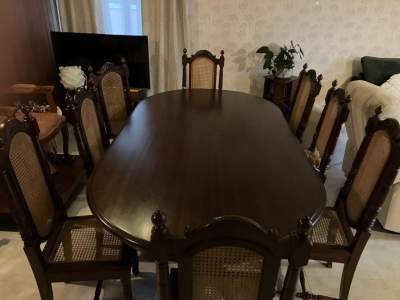 Set de table a manger et 8 chaises - Antiquities
