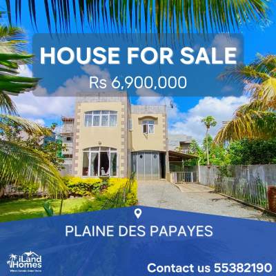 HOUSE FOR SALE – Plaine des Papayes (Bois Mangue)