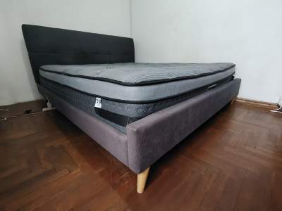 King Size Bed & Premium Mattress – Excellent Condition - Bedroom Furnitures on Aster Vender