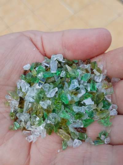 Verres polis - Déco jardins / pots et autres - Garden Decorations