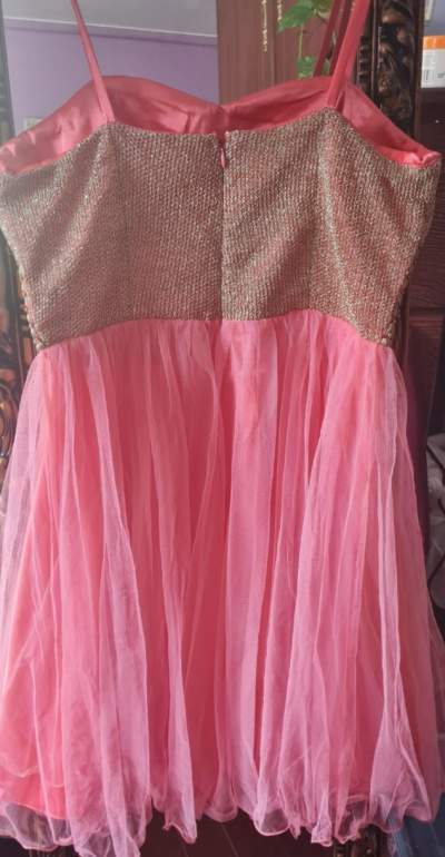 Pink Satin & Tulle Cocktail Dress - Dresses (Women) on Aster Vender