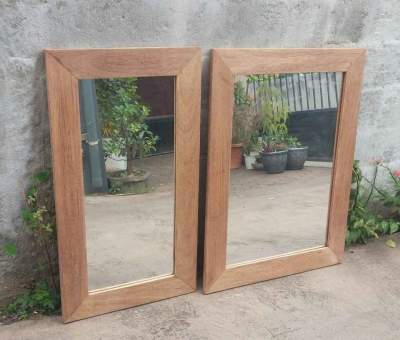 Teak de Guyanne Mirror - Handmade
