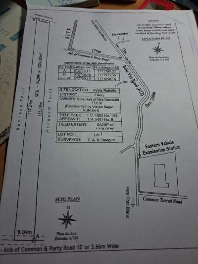 Sale of land of 30 perch-LAVENTURE -  East region - Land