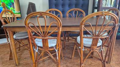 Wooden Table with 6 Chairs - Table & chair sets on Aster Vender