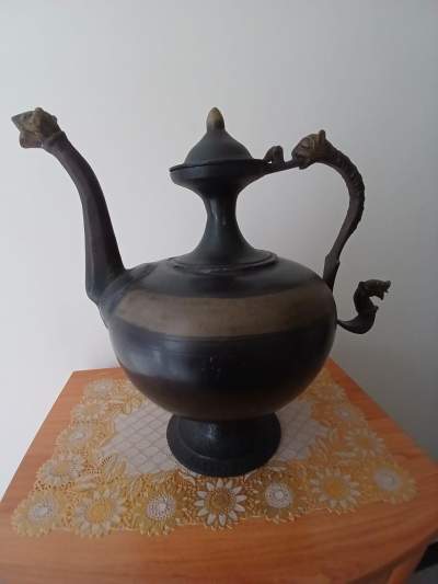 GRANDE THEIERE DECORATIVE EN METAL - Interior Decor