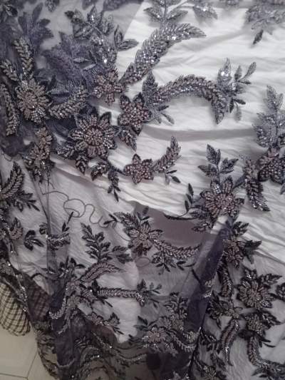 Fabric with embroidery - Wedding clothes
