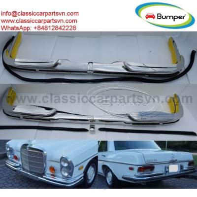 Mercedes W108 W109 EU Style Bumpers With Rubber - Others