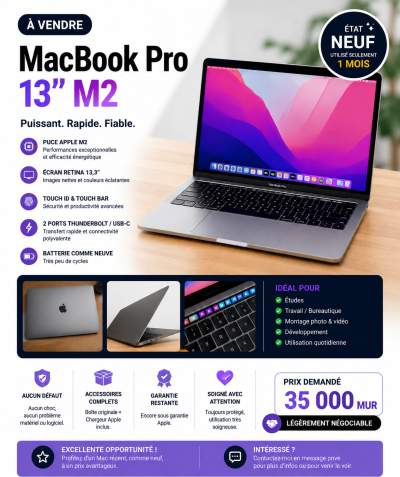 MacBook Pro 13” M2 - Laptop