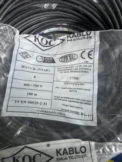 PVC Insulated Single Core Flexible Cable 1.5, 2.5, 6.0 (Length 100 m) - Other services
