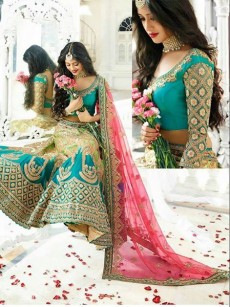 Semi stitched lehenga - Dresses (Women) on Aster Vender