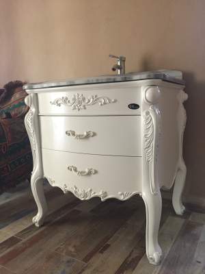 Sink Furniture with marble and mirror - Bathroom on Aster Vender