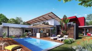 Tamarin villa de luxe au cœur d’une nouvelle ville en bord de rivière  - Villas