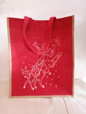 Christmas Jute bags - Bags