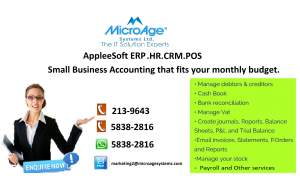 MICROAGE SYSTEMS LTD- THE IT SOLUTION EXPERTS - Computer repairs on Aster Vender