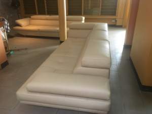 Leather 7seater sofa L Shape  - Living room sets