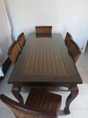 Table & chaises en rotin  - Table & chair sets on Aster Vender