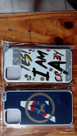 Mobile cover + Tempered glass + Air Pods Case With Hook - All electronics products