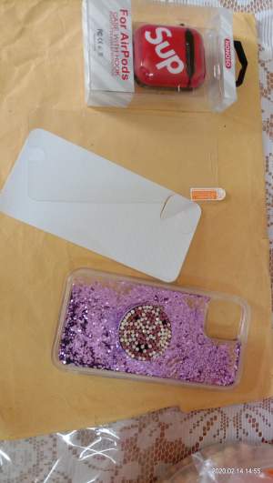 Mobile cover + Tempered glass + back protection cover + Airpod Case - All electronics products