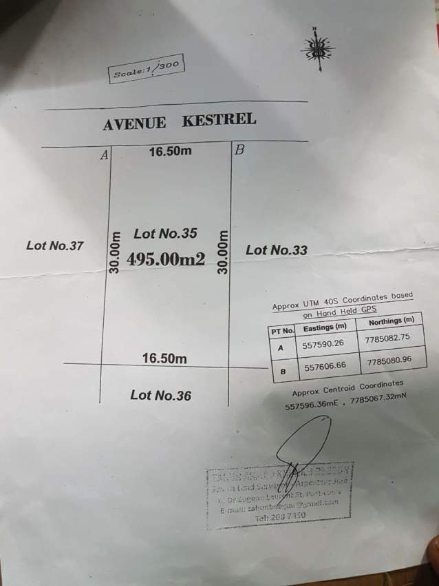 135 toises Residential Land in Morc. Jhuboo Trou aux Biches - 0 - Land  on Aster Vender