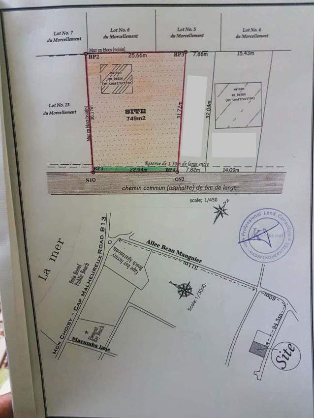 18 Perches Residential Land Bain Boeuf - 0 - Land  on Aster Vender